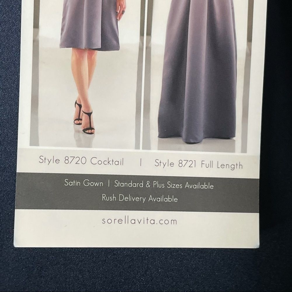 SORELLA VITA Bridesmaids navy dress cocktail Wedding Evening Night Out 8720 - Picture 10 of 13